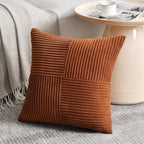Boho Beige Throw Pillow Cover — 18" - View 2