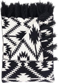 Knit Boho Fabric Throw Pillow — 60" — Pattern B