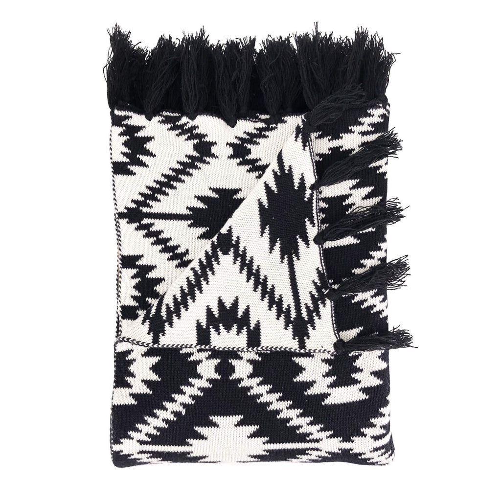 Knit Boho Fabric Throw Pillow — 60"