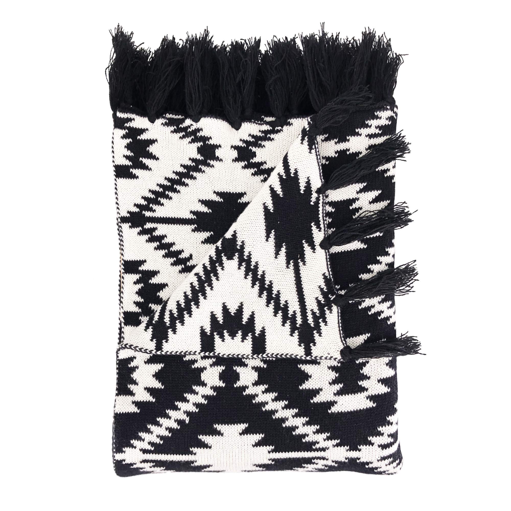 Knit Boho Fabric Throw Pillow — 60"