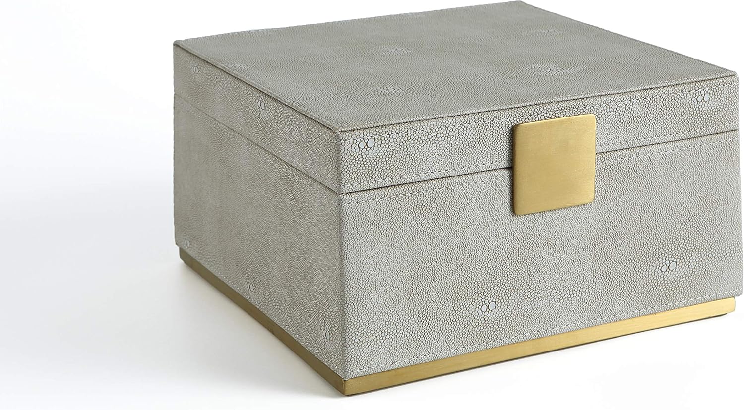 White Storage Basket — 8" — ivory