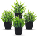 Black Faux Plant — Black