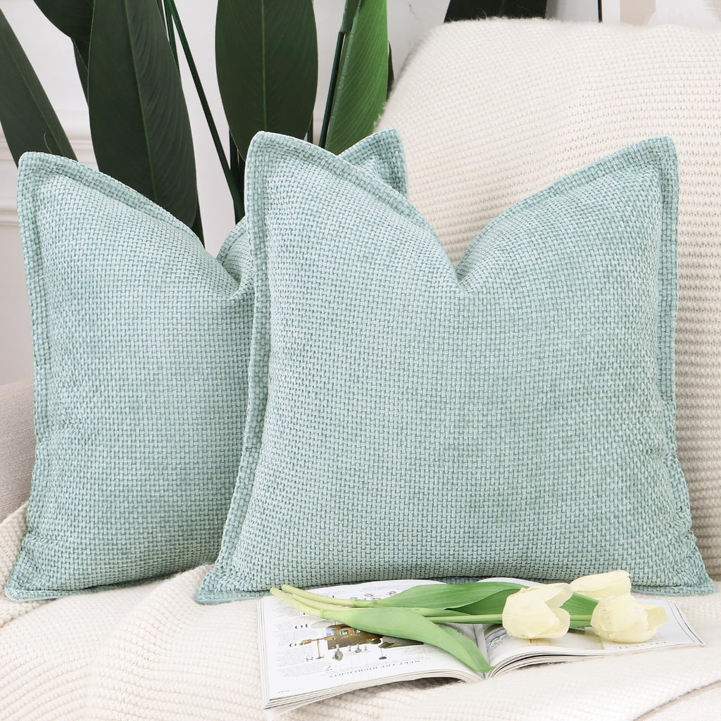 Velvet Boho Beige Throw Pillow Cover — 18"