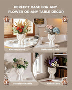 Modern Beige Flower Vase - View 6