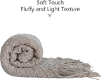 Boho Beige Throw Pillow — 51" - View 2