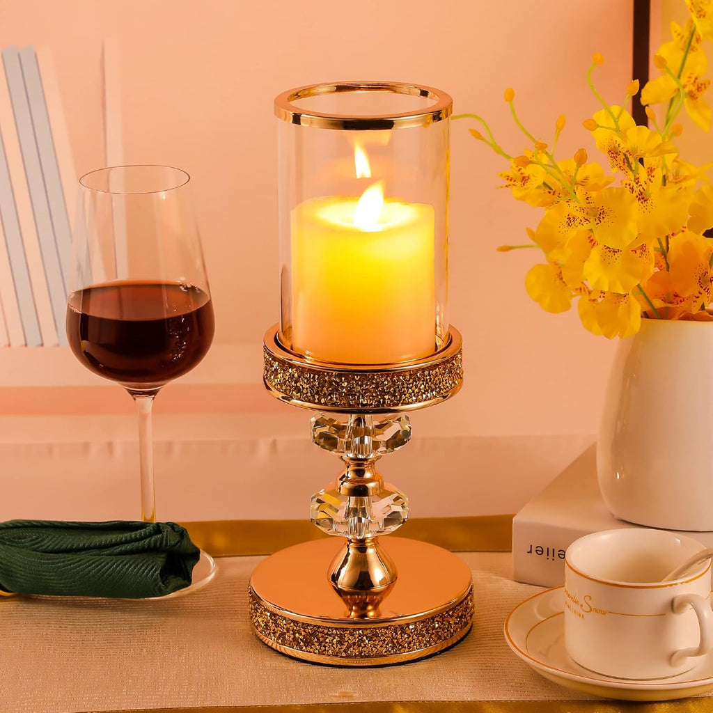 Luxe Glass Pillar Candle - View 8