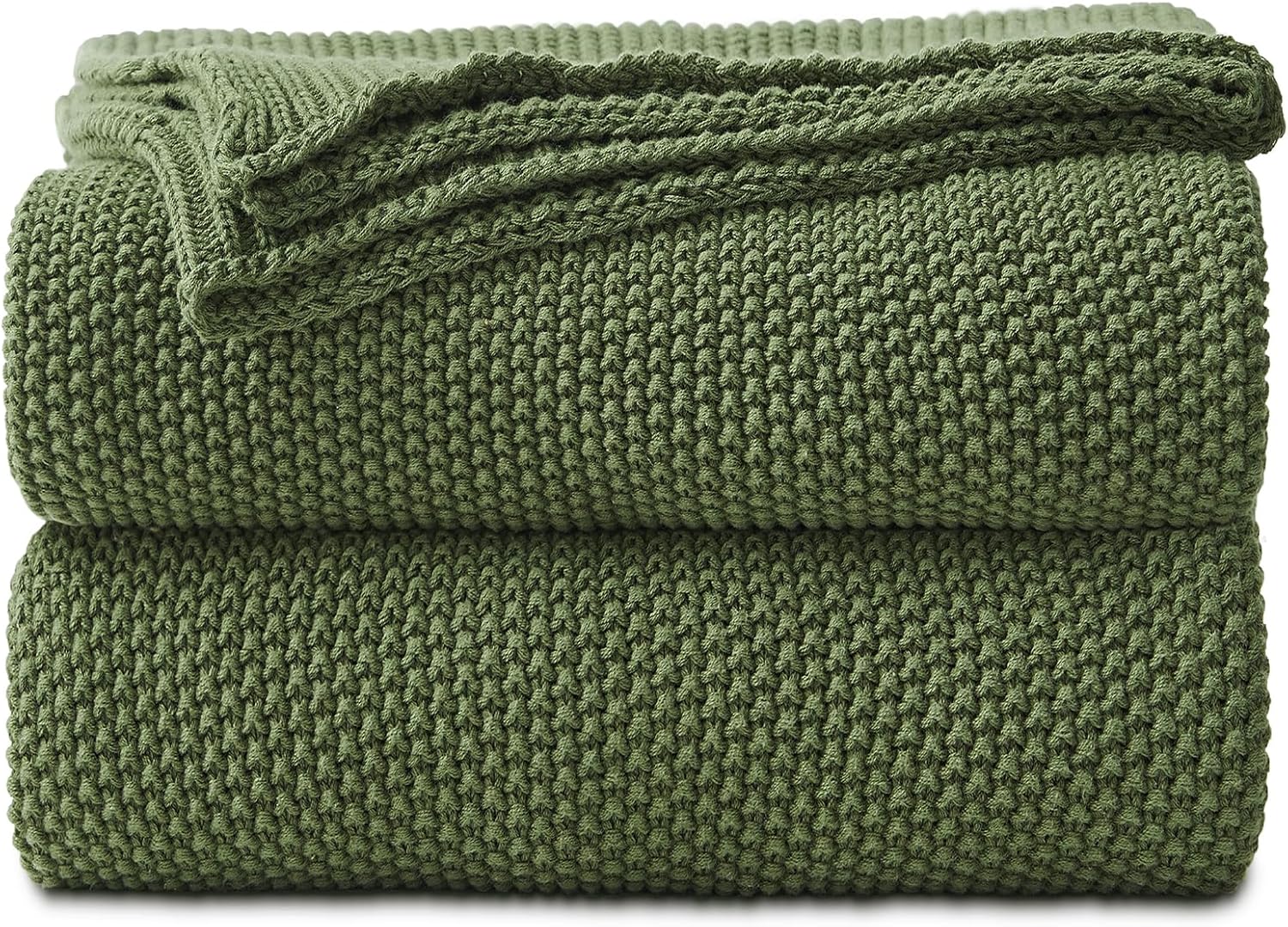 Knit Beige Throw Pillow — 60" — 60"x80"