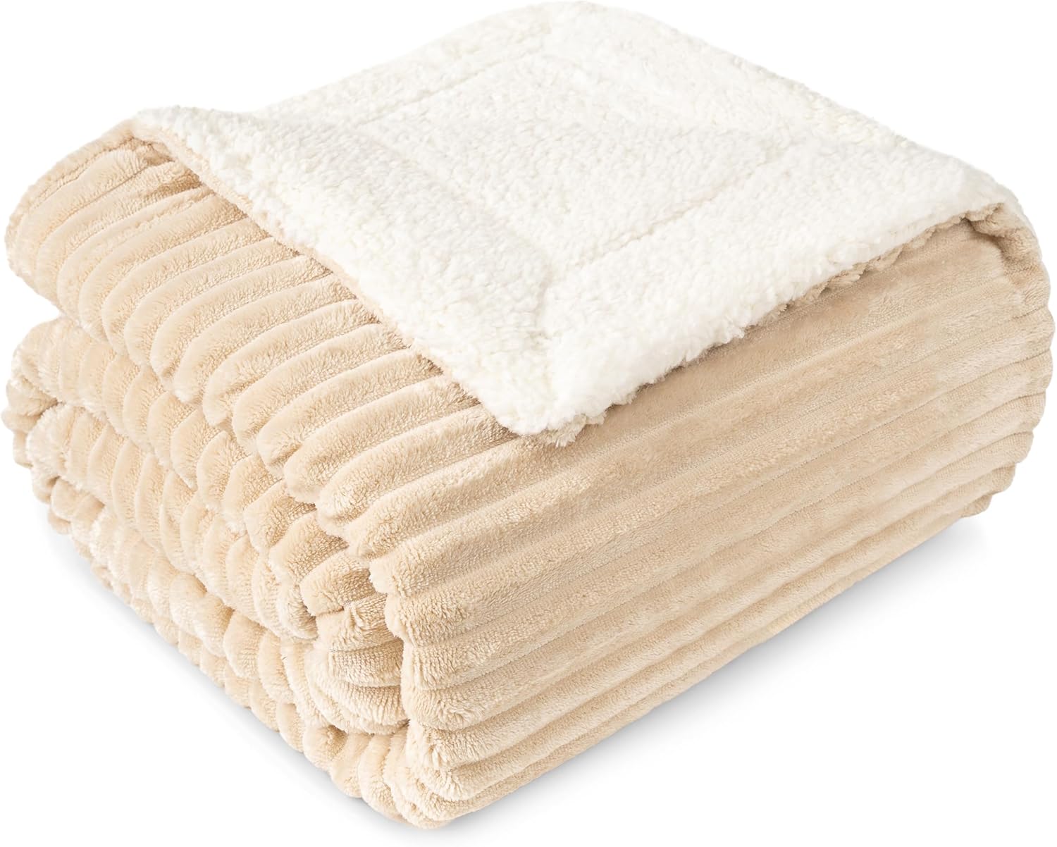 Beige Throw Pillow — 80" — Cream Beige