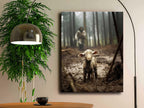 Fabric Canvas Wall Art — 12" - View 2