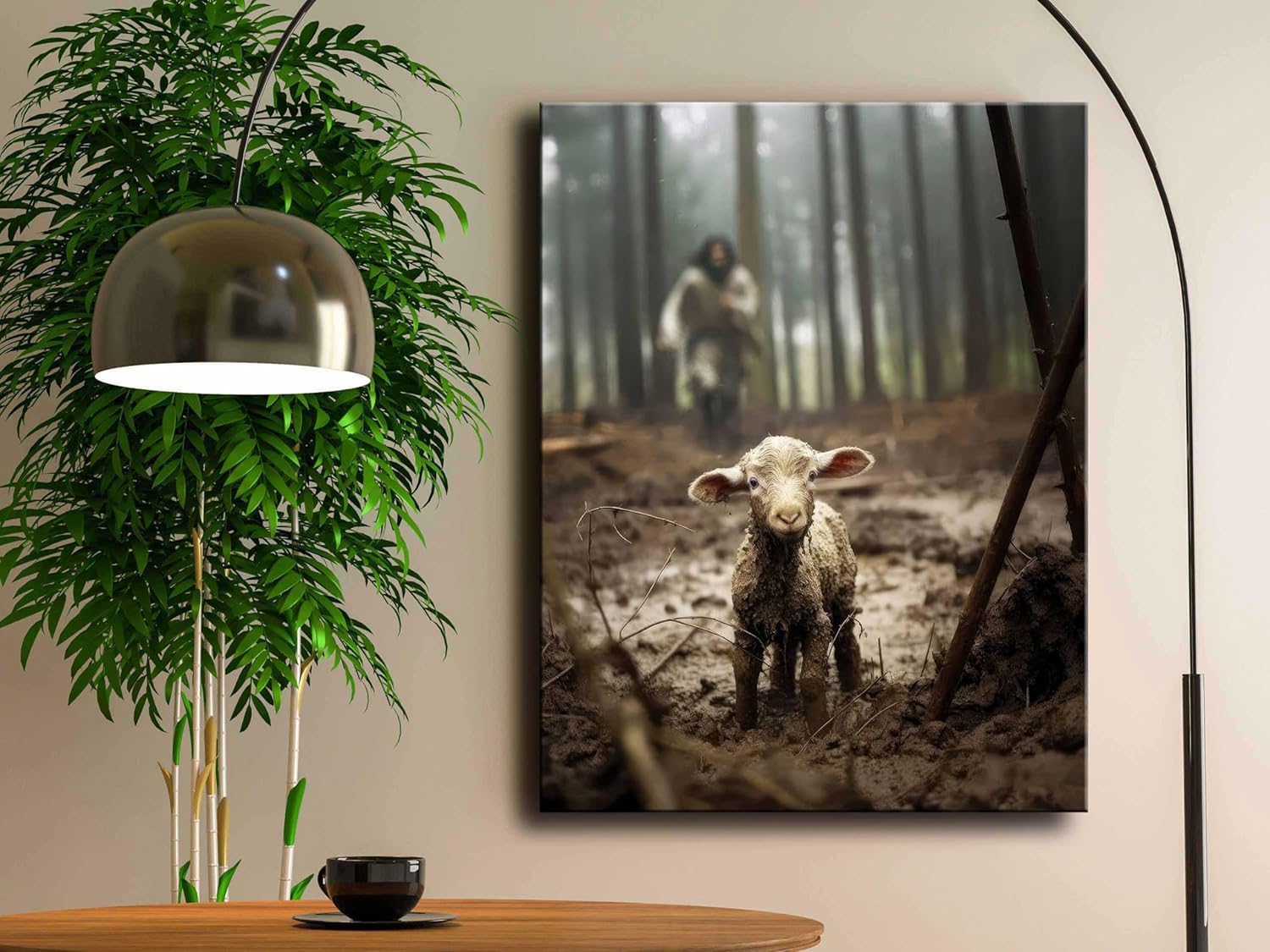 Fabric Canvas Wall Art — 12" - View 2