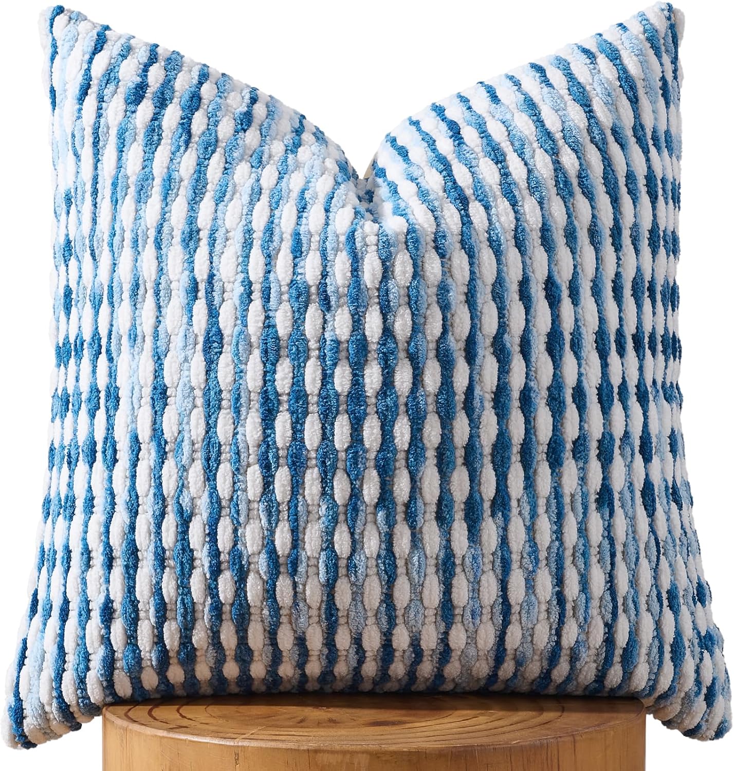 Tufted Boho Black Pillow Cover — 18" — 18" x 18" (Pack of 1)
