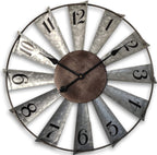 Battery Operated Farmhouse Metal Wall Art — 24" — 24 inch