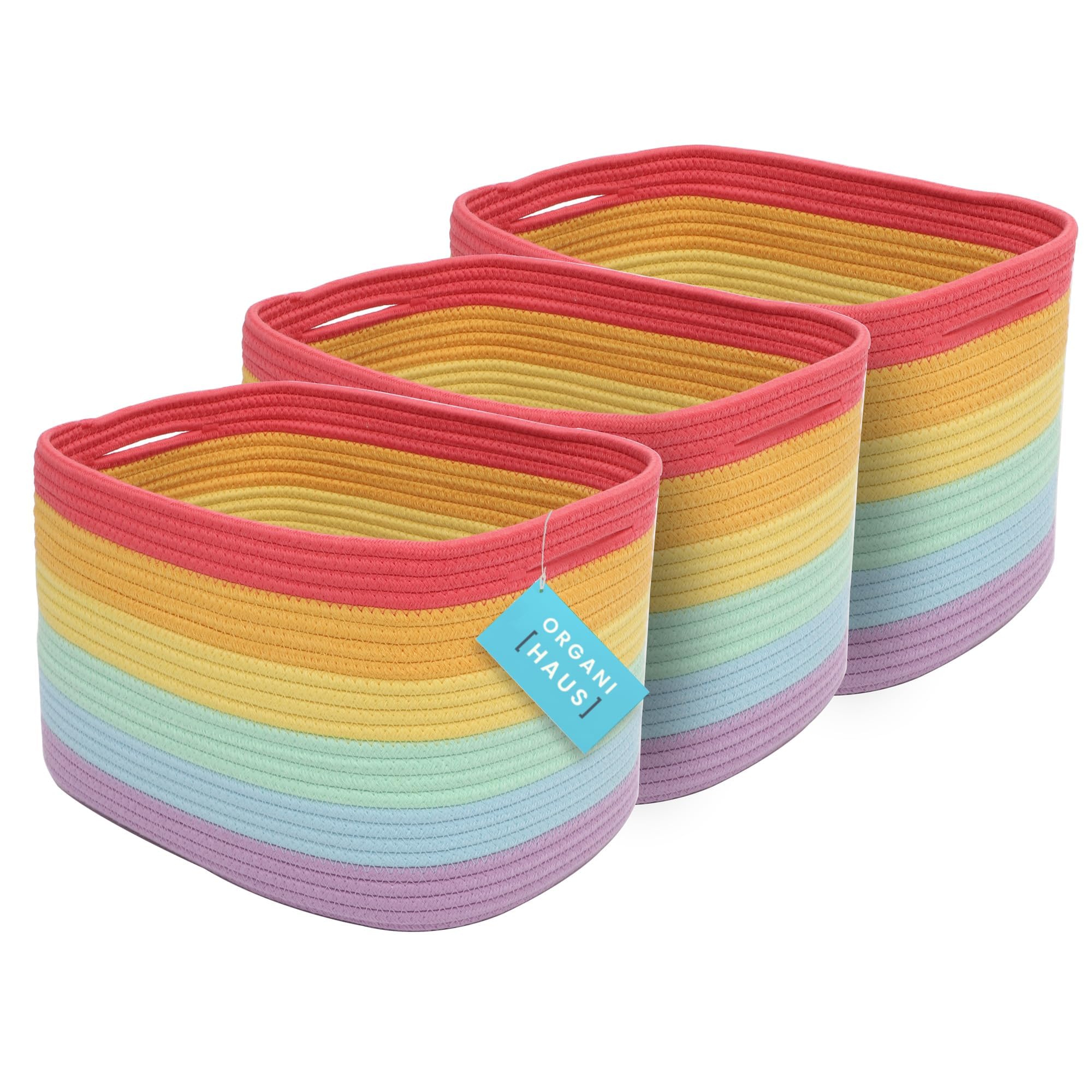 Black Storage Basket — 15"