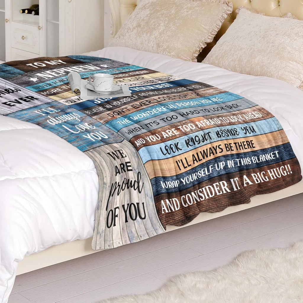 Blue Throw Pillow — 60" - View 5