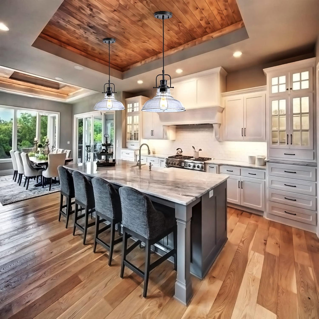 Adjustable Black Pendant Light - View 6
