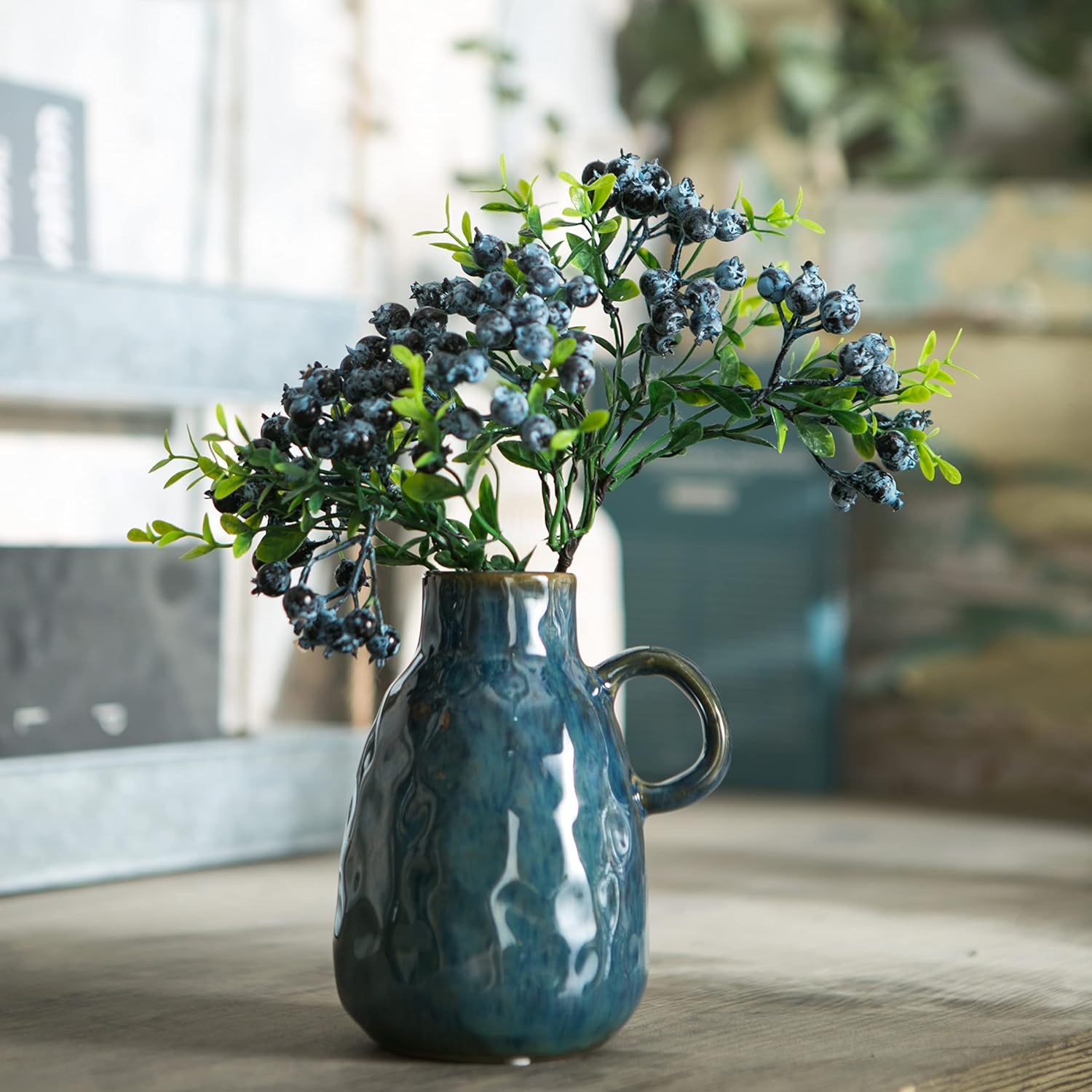 Farmhouse Black Vase Set — Set of 2 - View 2