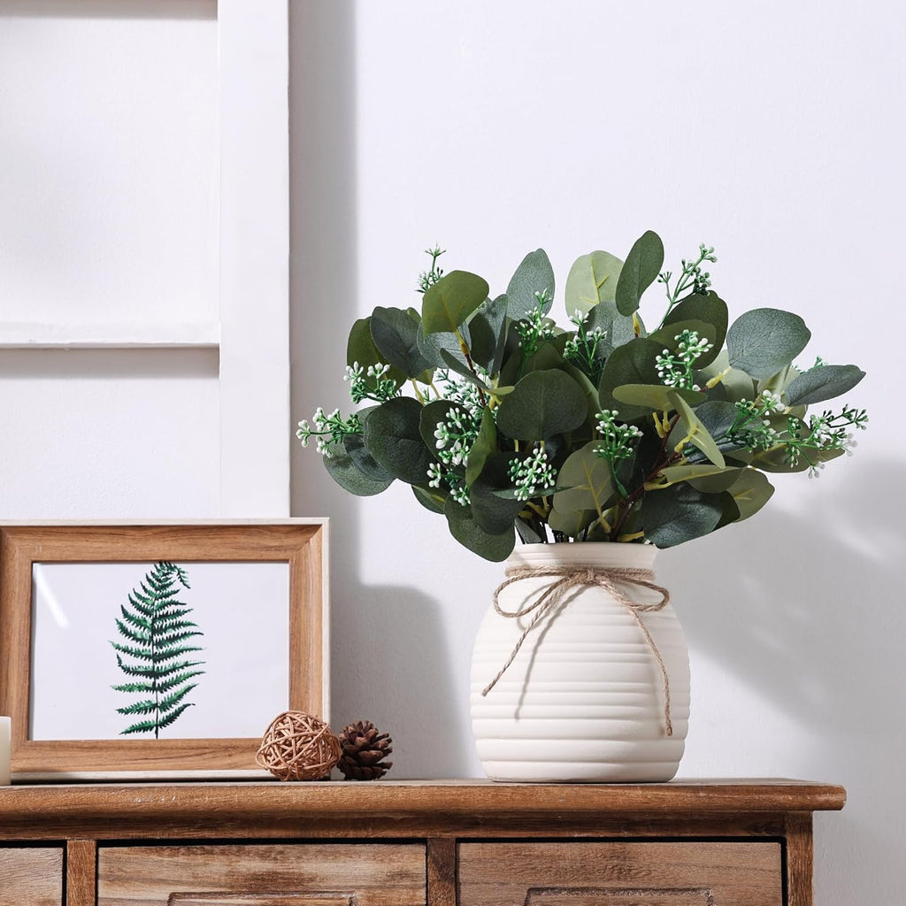 Farmhouse Ceramic Artificial Plant - View 3