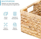Rectangular Beige Basket — 14.5" - View 2