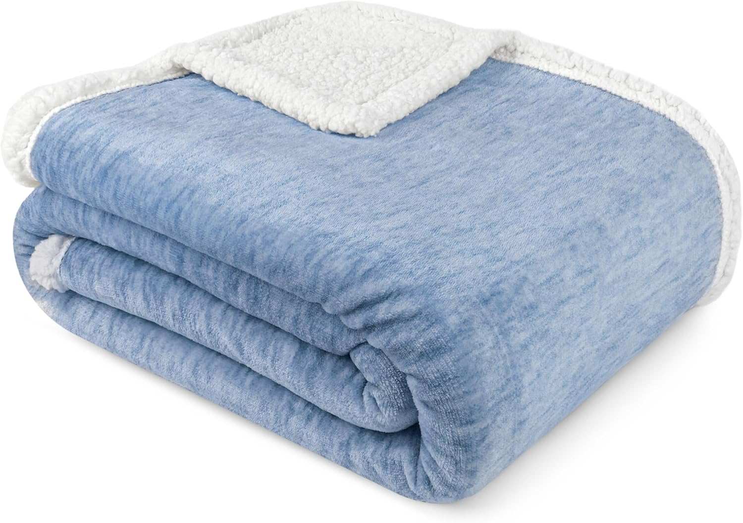 Beige Throw Pillow — 60" — Melange Navy