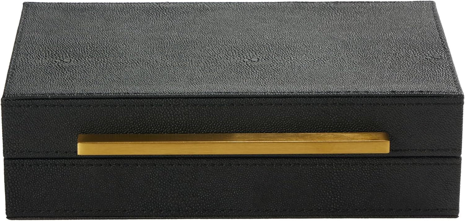 Luxe Black Storage Basket - View 2