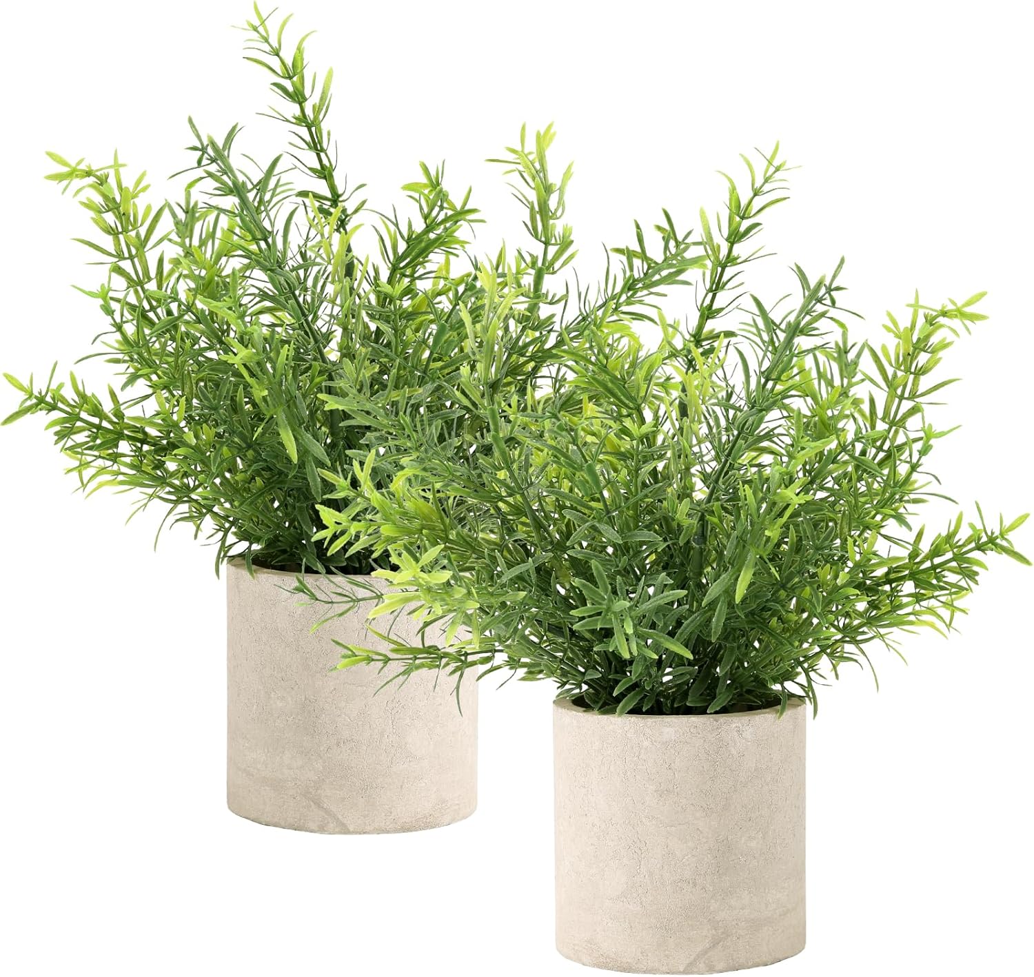 Farmhouse Black Faux Plant — 10" — Rosemary-2pc