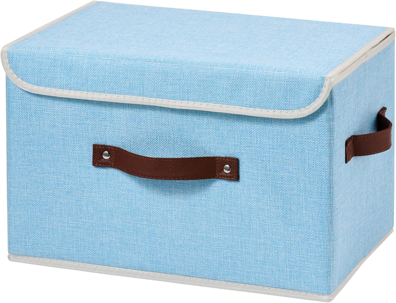 Linen Beige Storage Bin — Set of 1 — Large (Set of 1)