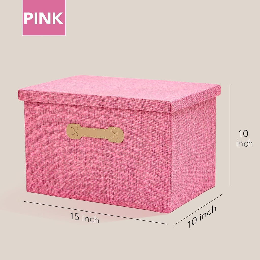 Linen Fabric Storage Bin - View 4