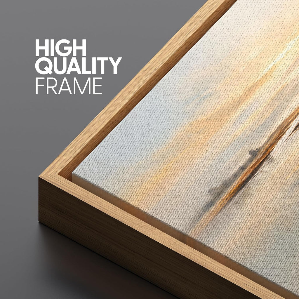 Framed Luxe Grey Wall Art — 16" - View 5