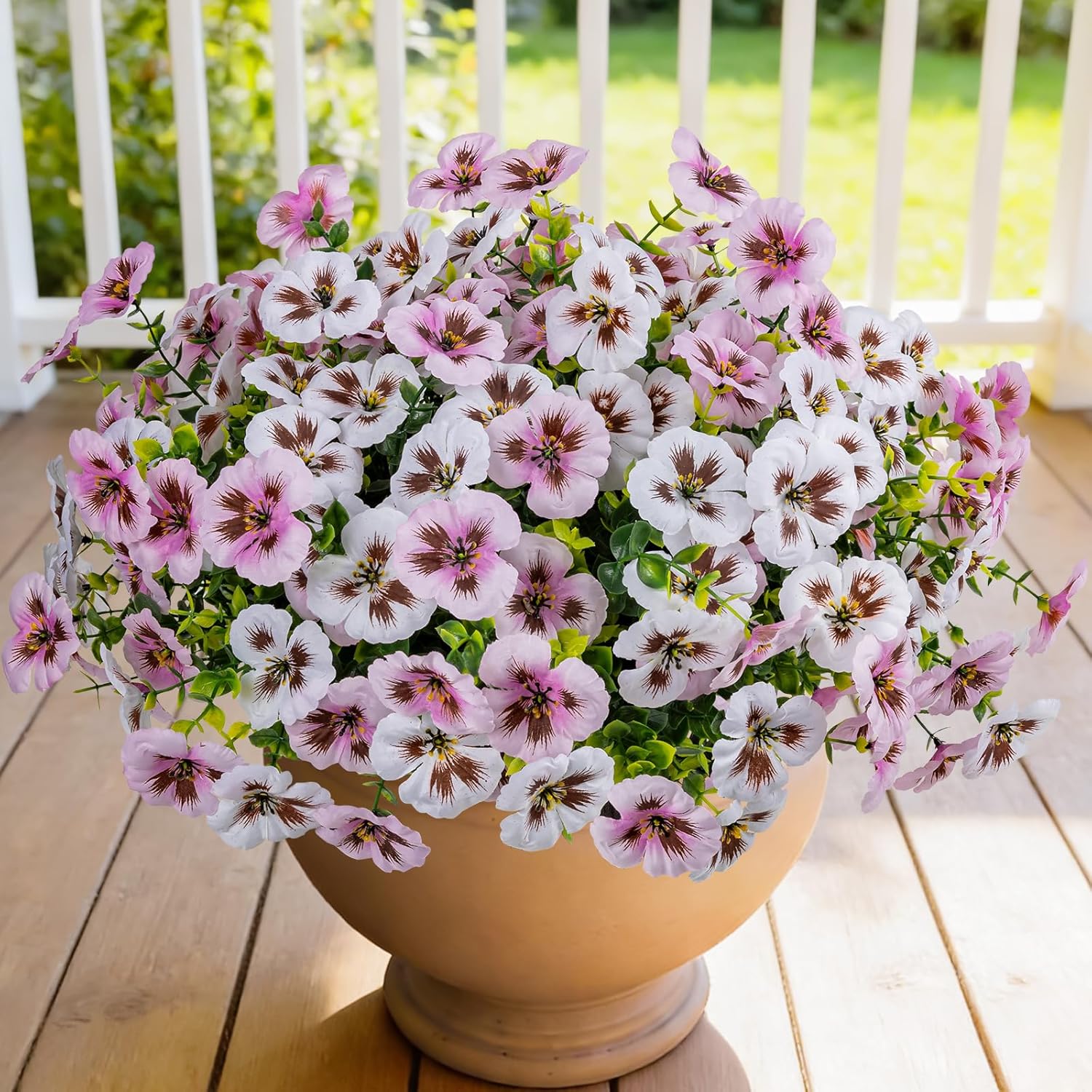Pink Artificial Flowers — White Light Pink