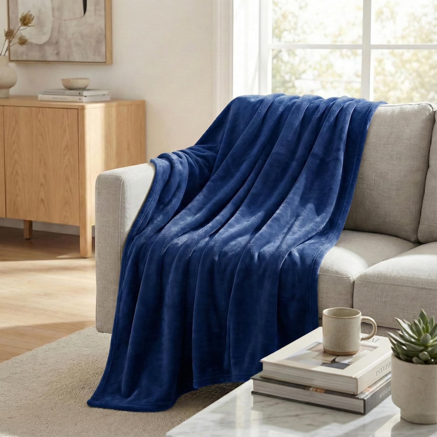 Beige Throw Pillow — 50x60 — 50x60