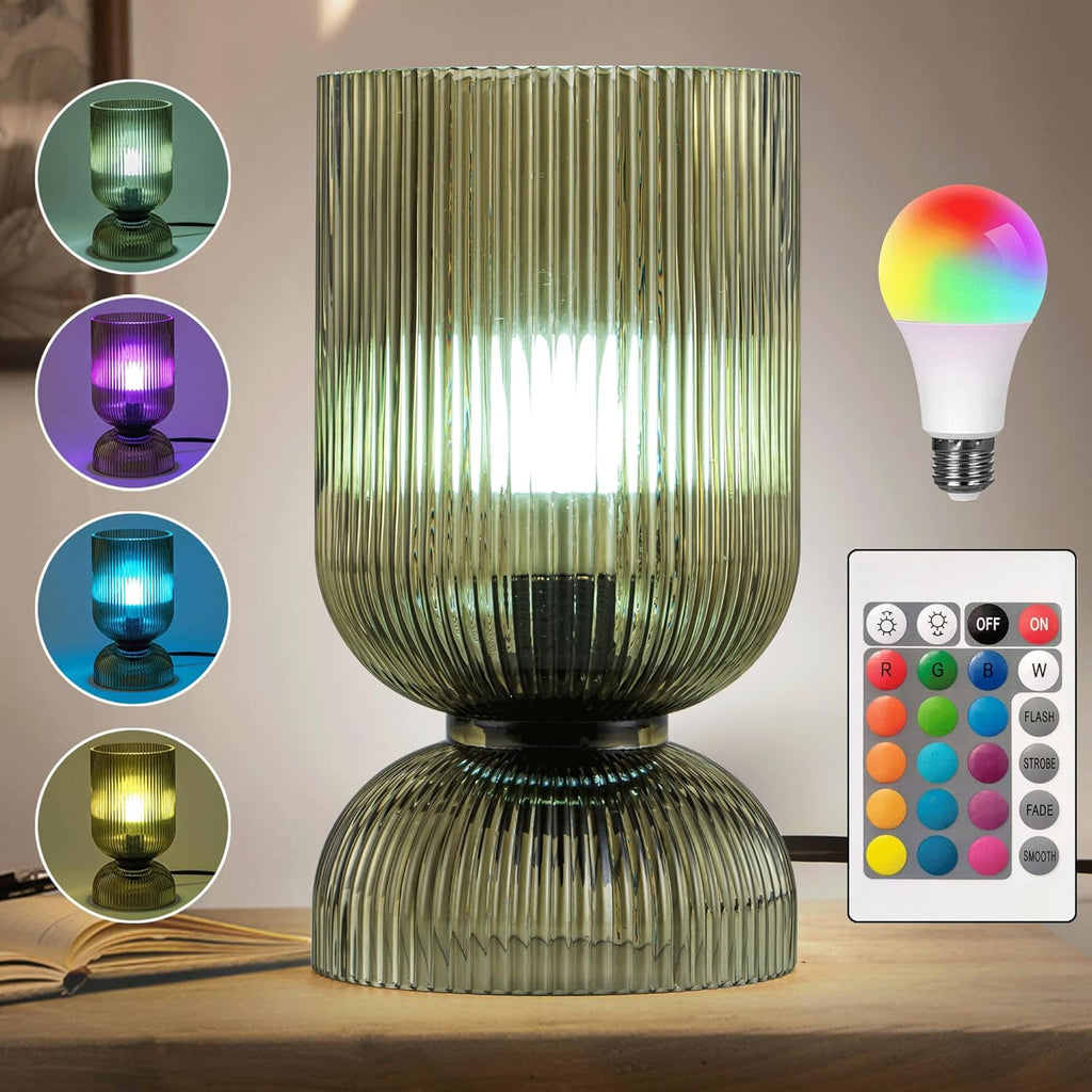 Mid-Century Green Bedside Lamp — Green-RGB