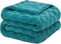 Beige Throw Pillow — 50" — Teal Green
