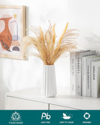Modern Black Flower Vase — 8" - View 3