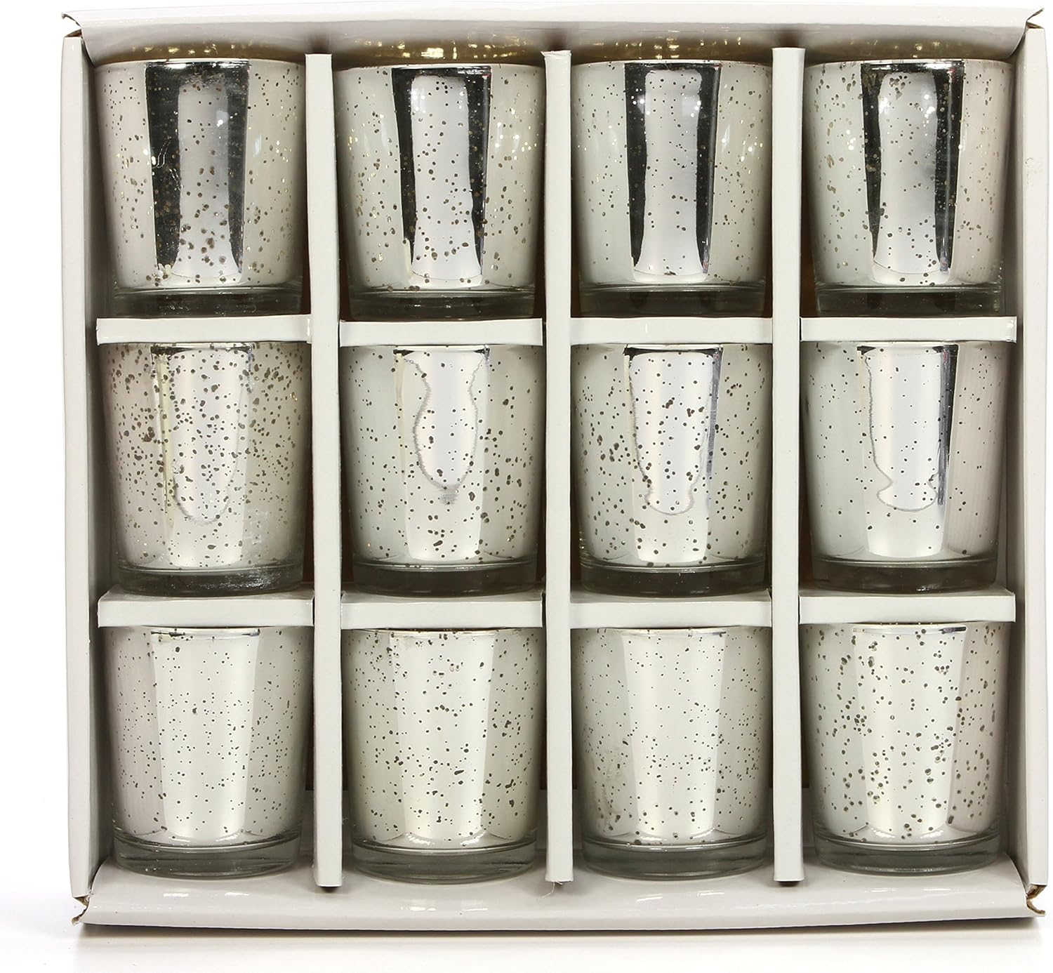 Black Candle — Set of 12 — Silver
