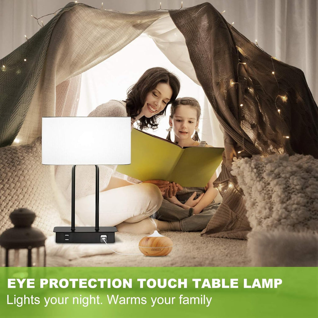 Dimmable Modern Beige Desk Lamp - View 8
