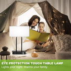 Dimmable Modern Beige Desk Lamp - View 8