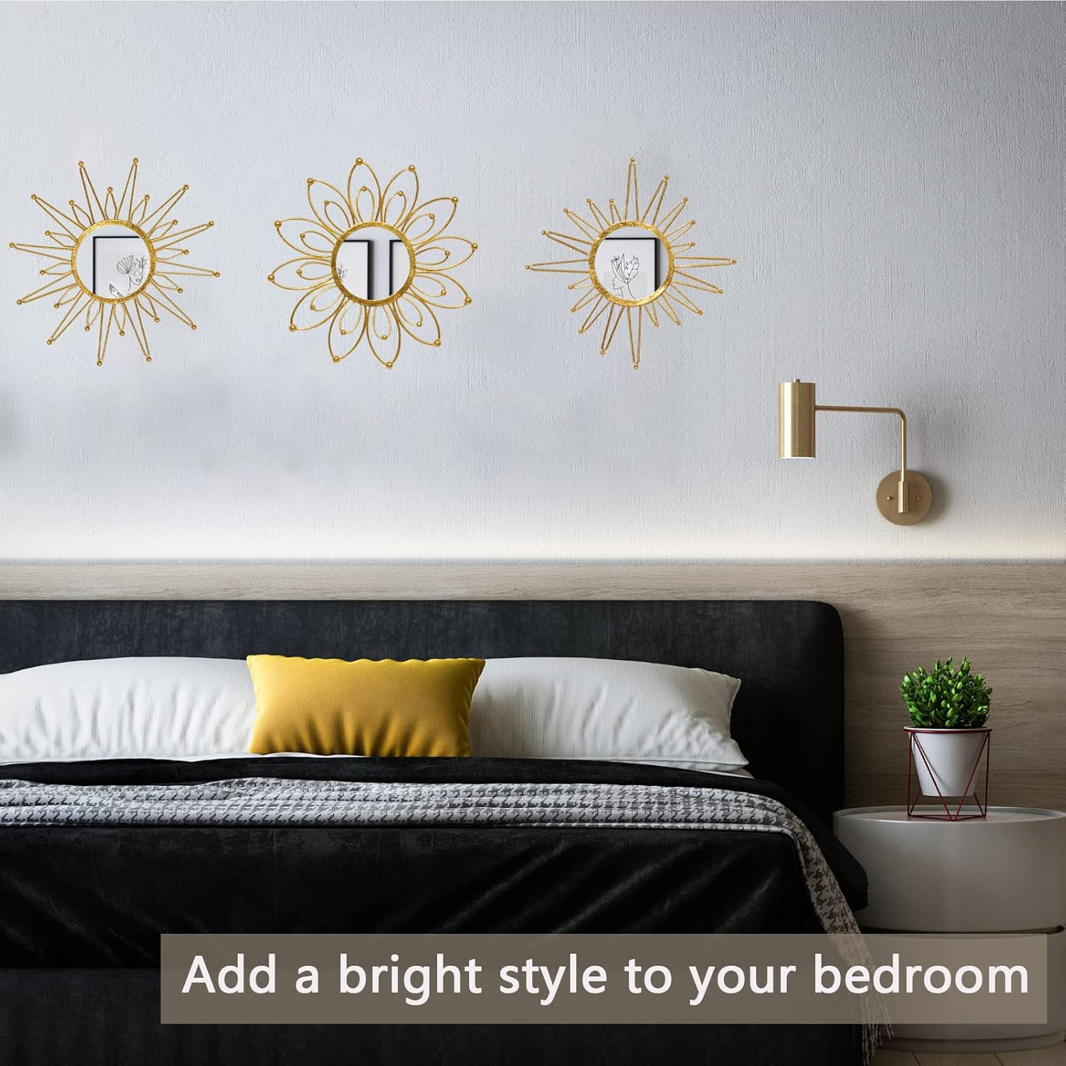 Luxe Gold Mirror — Set of 3 - View 5