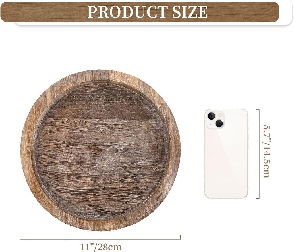 Round Farmhouse Black Candle - View 7