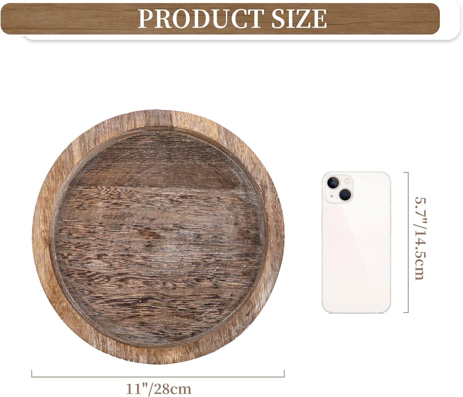 Round Farmhouse Black Candle - View 7
