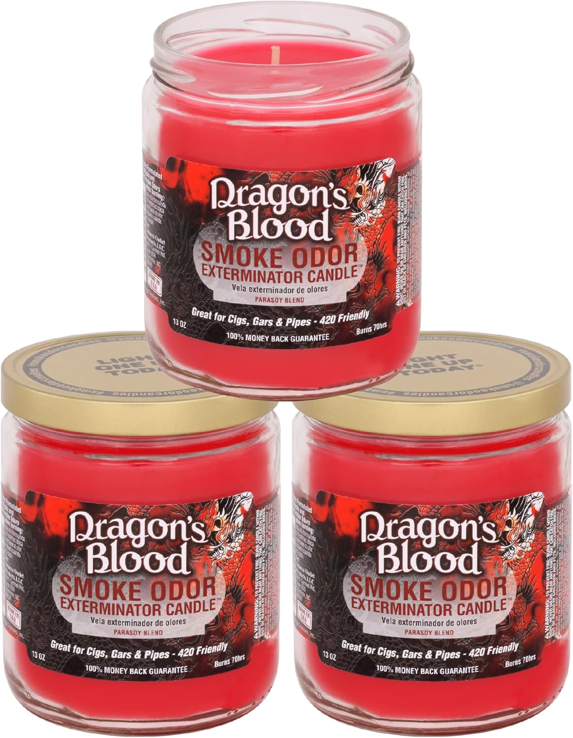 Wax Candle — 3 Pack