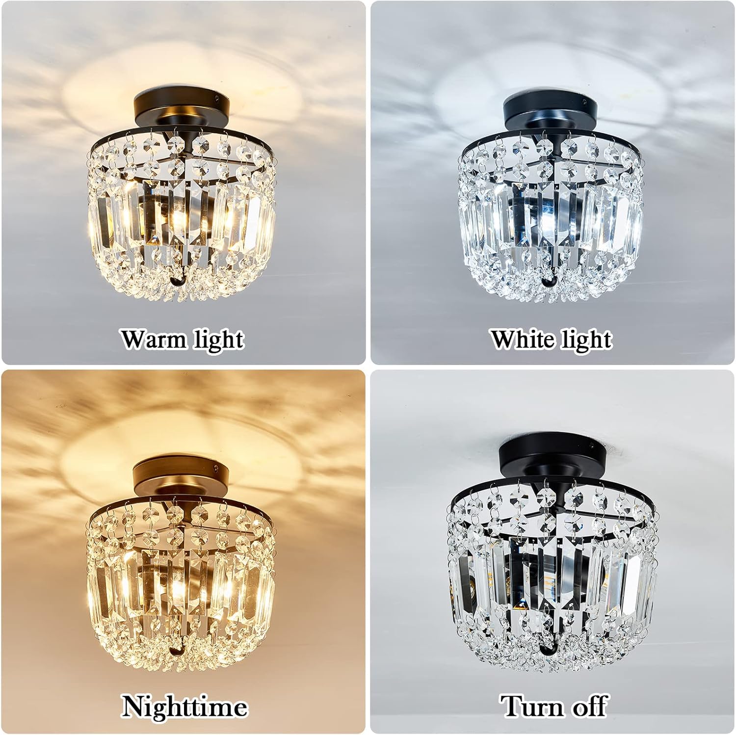 Luxe Glass Chandelier - View 5