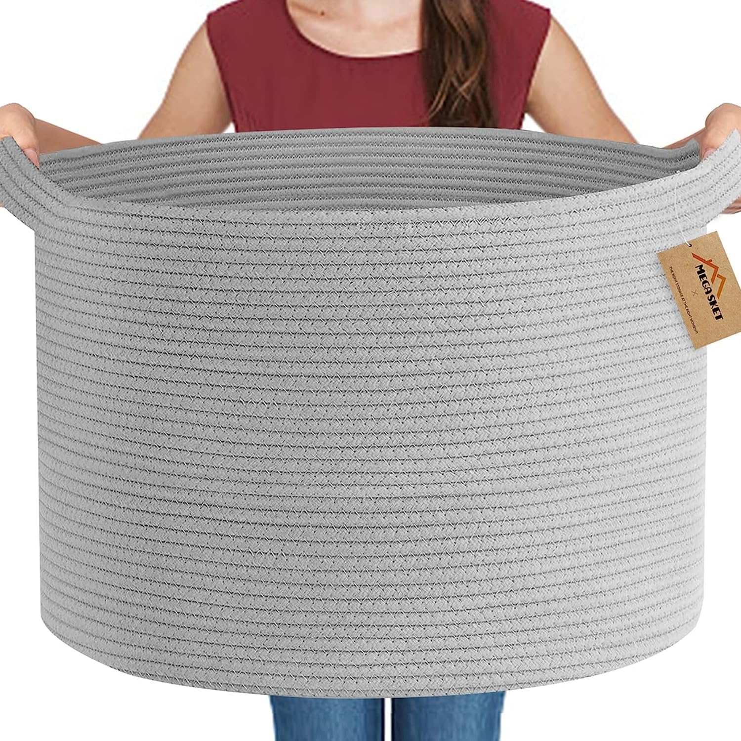 Boho Black Throw Pillow — 22" — Gray