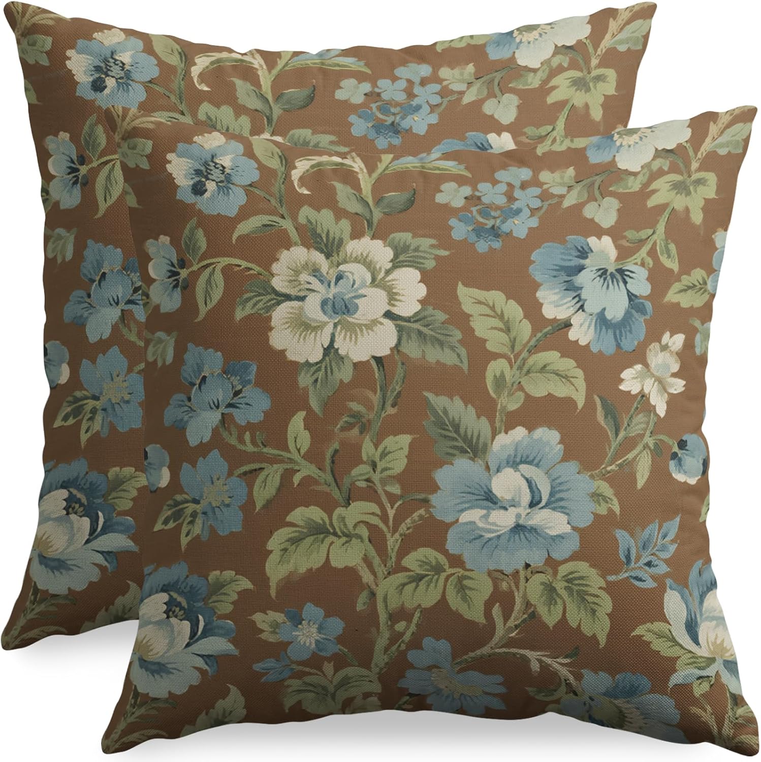 Vintage Boho Beige Pillow Cover — 22" — 22" x 22" (Pack of 2)