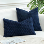 Lumbar Boho Beige Throw Pillow Cover — 24" - View 7