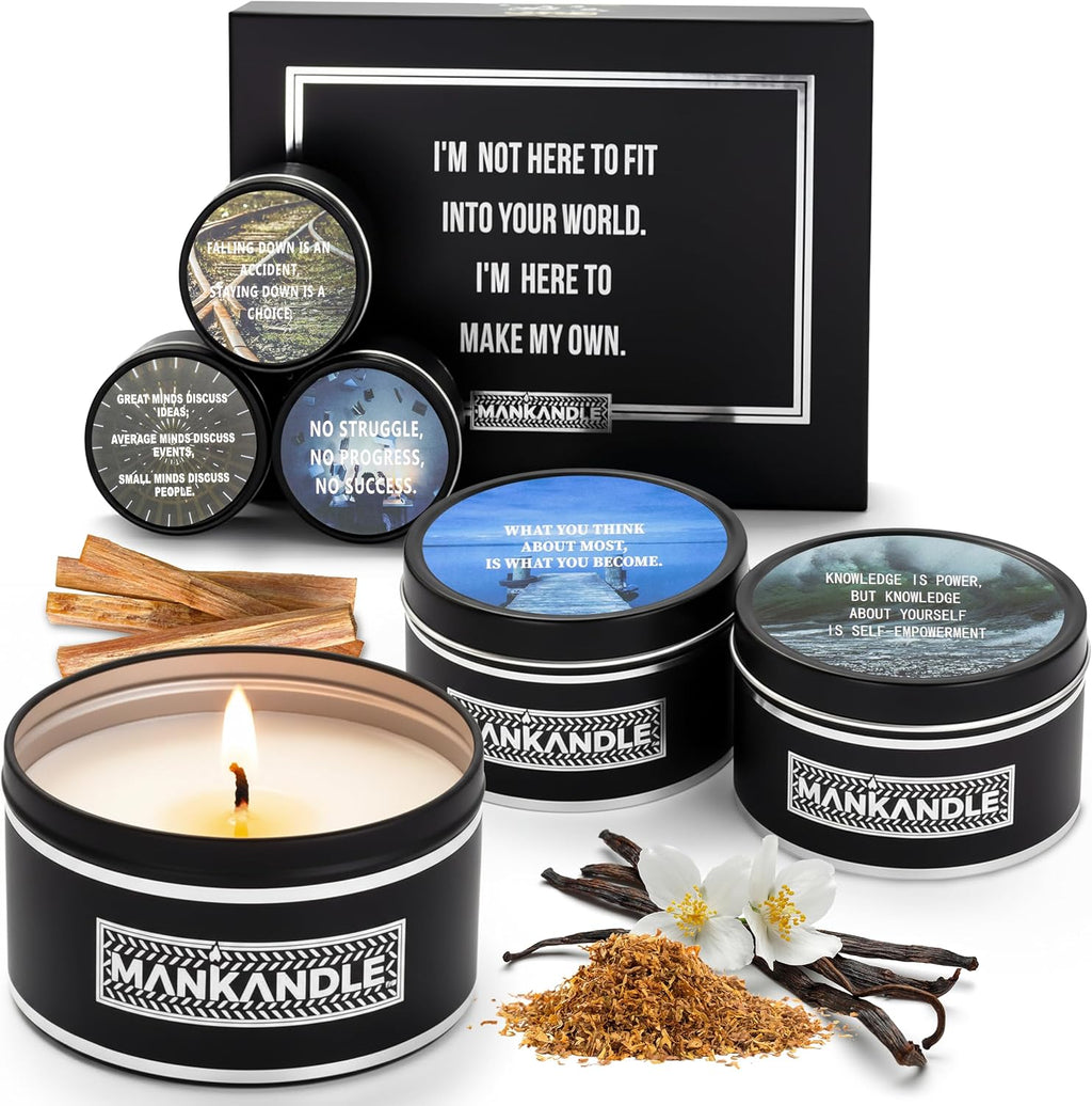 Soy Wax Black Candle Set — MK-Volume-2