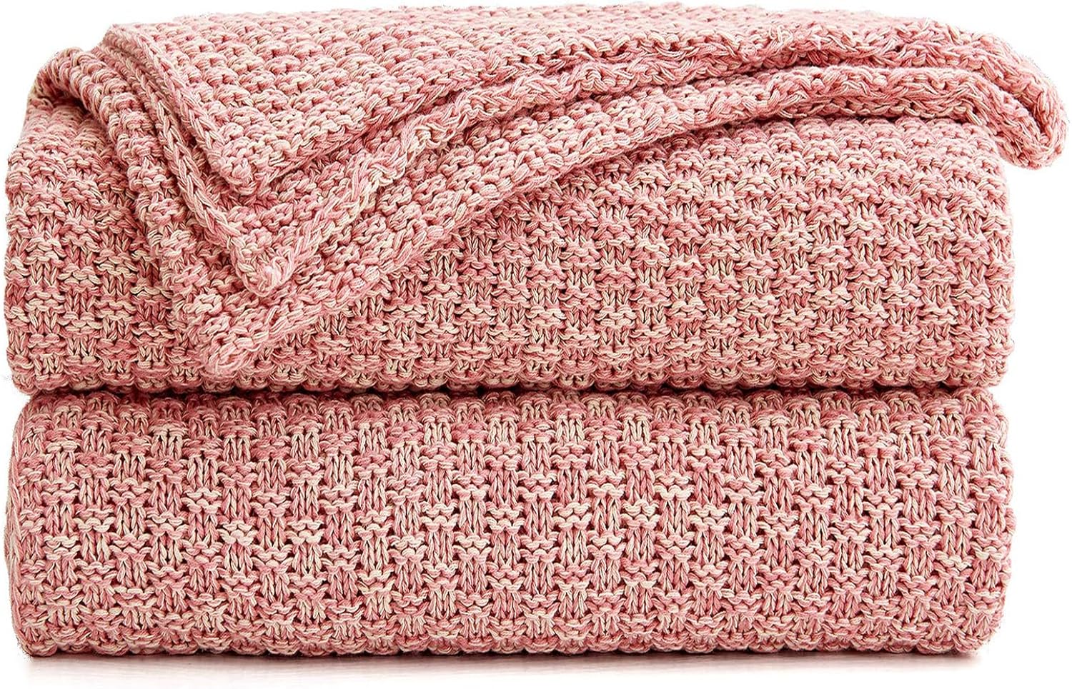 Oversized Beige Throw Pillow — 60" — Pink