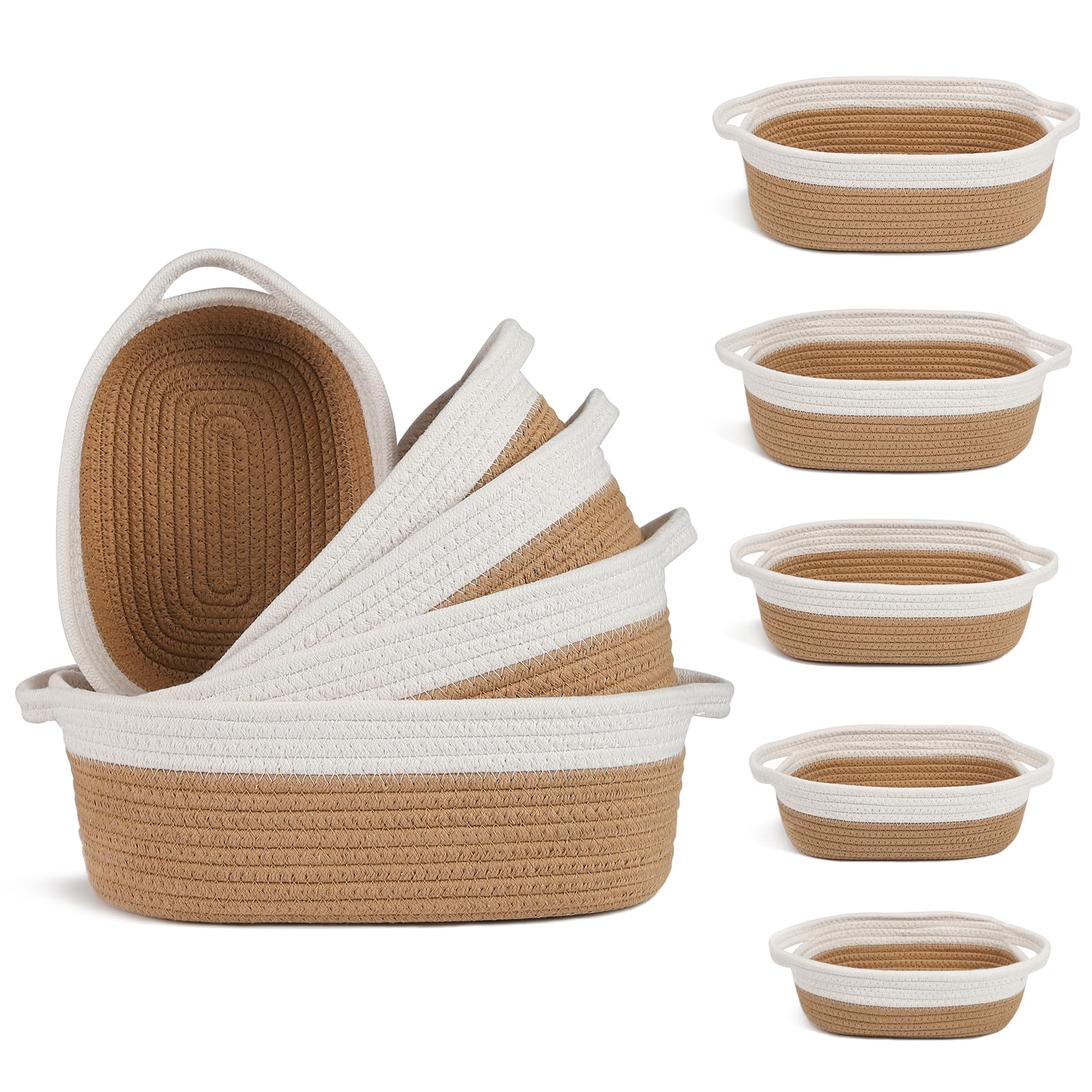 Boho Grey Basket — Set of 5