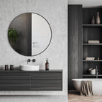 Round Metal Wall Mirror — 24" - View 4