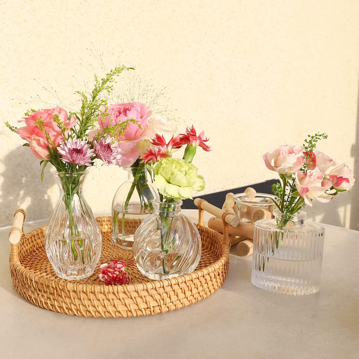 Vintage Farmhouse Black Flower Vase - View 5