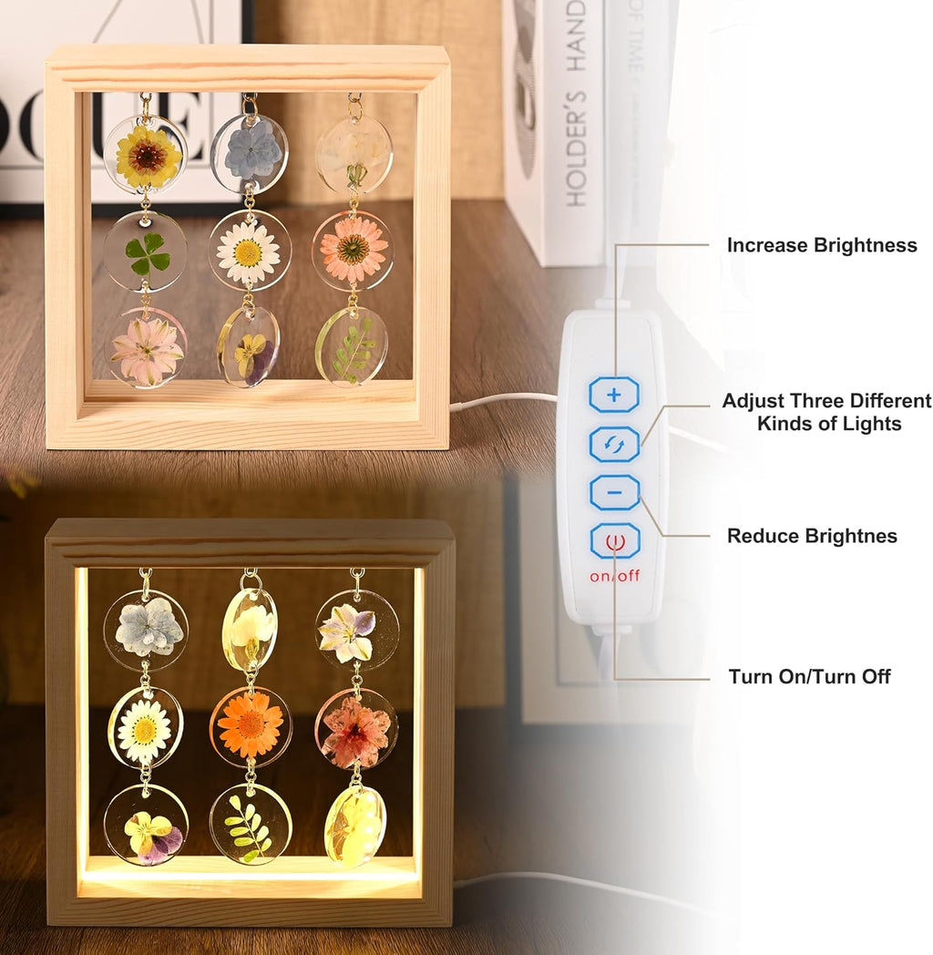 Dimmable Wood Bedside Lamp — 3X3 - View 5